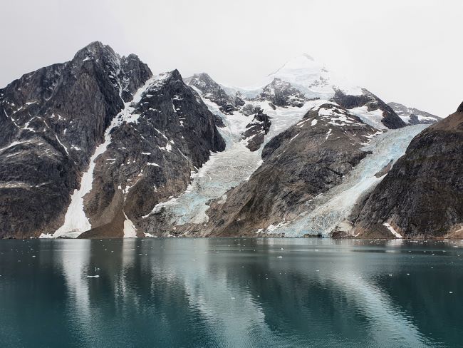 Un glacier au Spitzberg. Photo de Jean-Pierre Cachard